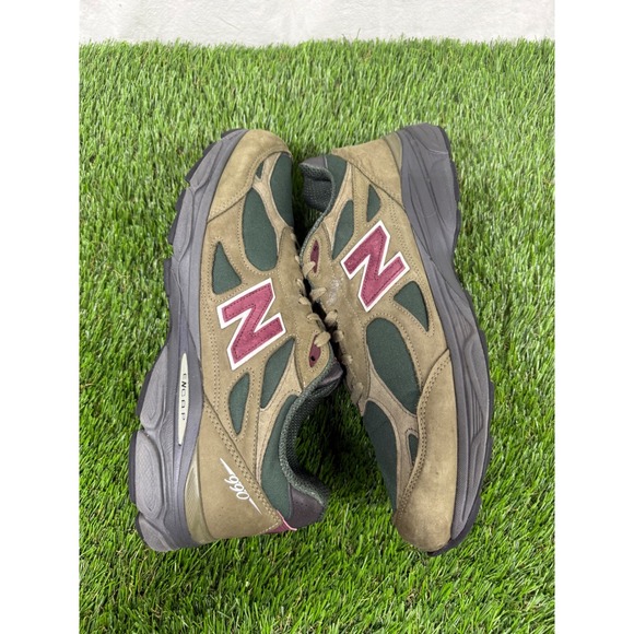 New Balance 990 V3 Mens Size 15 OG 990v3 Made in USA Gray Green Purple M990GP3 - Picture 5 of 7